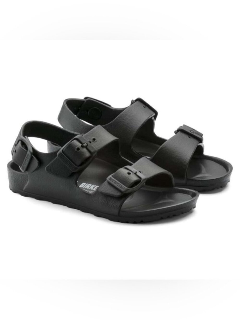 Birkenstock Black Milano Essentials EVA Sandals - 30EU / 12-12.5US